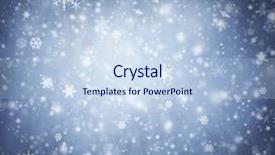  Presentation with snowflakes - Colorful presentation theme enhanced with dark blue gradient text - abstract christmas background smoke backdrop and a sky blue colored foreground