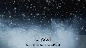  Presentation with animated christmas snowflakes - Theme consisting of dark blue gradient text - abstract christmas background smoke background and a light blue colored foreground