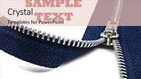  Presentation with dark blue - Cool new PPT layouts with dark blue open zipper backdrop and a lemonade colored foreground