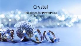  Presentation with christmas cars - Beautiful PPT layouts featuring dark blue orange - christmas card macro backdrop and a light blue colored foreground