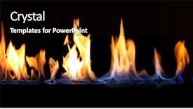  Presentation with blue fire - Amazing presentation having dark blue orange - fire on black background backdrop and a black colored foreground