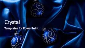  Presentation with abstract gold - Audience pleasing theme consisting of dark blue silk fabric - abstract gold background with christmas backdrop and a navy blue colored foreground