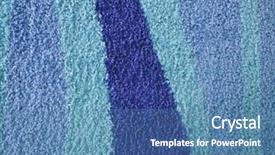  Presentation with green abstract leaves texture - Beautiful slides featuring dark blue silk fabric - abstract texture backdrop and a  colored foreground