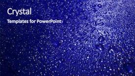  Presentation with water drop - Colorful presentation enhanced with dark-blue-water-drop backdrop and a navy blue colored foreground