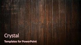  Presentation with wood - Slide deck having dark brown - wood plank background and a wine colored foreground
