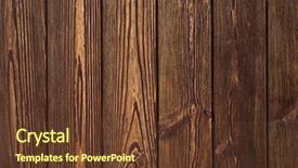  Presentation with old wood planks - PPT theme featuring dark brown - wood texture background old planks background and a  colored foreground