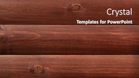  Presentation with brown wood texture - Amazing slide set having dark-brown-wood-siding-closeup backdrop and a tawny brown colored foreground