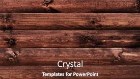  Presentation with brown wood texture - Beautiful PPT theme featuring dark-brown-wood-siding-closeup backdrop and a tawny brown colored foreground