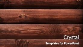  Presentation with brown wood texture - Colorful theme enhanced with dark-brown-wood-siding-closeup backdrop and a tawny brown colored foreground