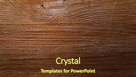  Presentation with wood log - Audience pleasing PPT theme consisting of dark brown wooden texture background backdrop and a  colored foreground