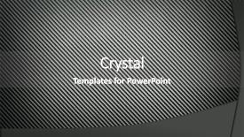  Presentation with carbon fiber - Cool new presentation theme with dark carbon fiber background backdrop and a gray colored foreground