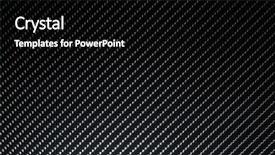  Presentation with carbon fiber - Cool new PPT theme with dark carbon fiber background backdrop and a black colored foreground