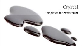  Presentation with dark homemade chocolate bars - Cool new presentation theme with dark chocolate isolated backdrop and a white colored foreground