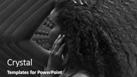  Presentation with surreal - Slides featuring dark-contemporary-portrait-with-surreal background and a dark gray colored foreground