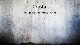  Presentation with soil - PPT theme featuring dark corners - grungy concrete wall and soil background and a light gray colored foreground