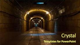  Presentation with rain and dark - Cool new slides with dark corridor in the dungeon backdrop and a wine colored foreground