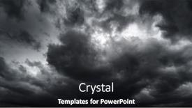  Presentation with rain clouds - Slides enhanced with dark-dramatic-sky-with-black background and a  colored foreground