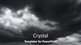  Presentation with rain sky - Slides enhanced with dark-dramatic-sky-with-black background and a  colored foreground