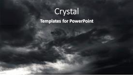  Presentation with rain sky - Theme enhanced with dark-dramatic-sky-with-black background and a dark gray colored foreground