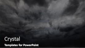  Presentation with rain sky - Slide deck enhanced with dark-dramatic-sky-with-stormy background and a black colored foreground