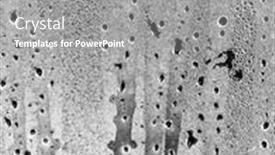  Presentation with water glass - Presentation design having dark-drops-of-water background and a gray colored foreground