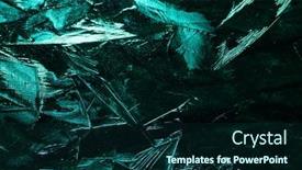  Presentation with dark green abstract - Amazing theme having dark-green-abstract-ice-texture backdrop and a forest green colored foreground