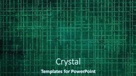  Presentation with dark green - PPT theme consisting of dark-green-cross-hatched-pattern background and a ocean colored foreground