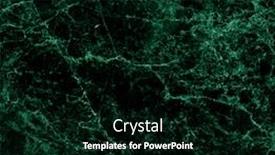 Presentation with green marble - Cool new slides with dark green marble background high backdrop and a black colored foreground