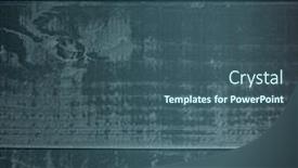  Presentation with dark green - PPT theme having wood surface with toning effect background and a ocean colored foreground