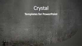  Presentation with dark grey - Cool new slide deck with dark grey - black wall textured empty design backdrop and a dark gray colored foreground