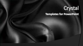  Presentation with silk - Beautiful PPT theme featuring dark grey - silk background backdrop and a black colored foreground