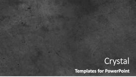  Presentation with dark grey - PPT theme having dark-grey-concrete-wall-texture background and a dark gray colored foreground