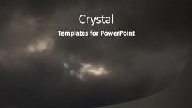  Presentation with dark grey - Slide deck with dark-grey-storm-clouds-background background and a dark gray colored foreground