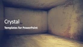  Presentation with retro - Presentation theme having dark grunge interior retro filtered background and a gray colored foreground