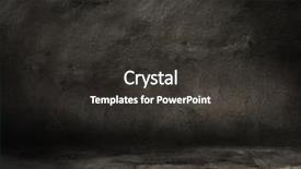  Presentation with dark grey - Audience pleasing theme consisting of dark grunge interior backdrop and a dark gray colored foreground
