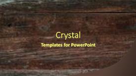  Presentation with free nature - PPT theme consisting of dark-grunge-wooden-texture-nature background and a tawny brown colored foreground