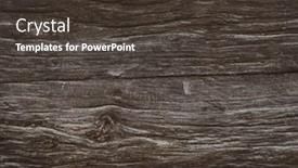  Presentation with free nature - PPT theme with dark-grunge-wooden-texture-nature background and a dark gray colored foreground