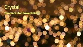  Presentation with green abstract bokeh lights - Amazing PPT layouts having dark hazy colors - abstract circular bokeh backdrop and a tawny brown colored foreground