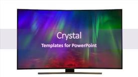  Presentation with arizona - Presentation having dark hd - 4k monitor isolated on white background and a violet colored foreground