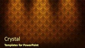  Presentation with baroque - Audience pleasing slide deck consisting of dark-interior-room-with-baroque backdrop and a wine colored foreground