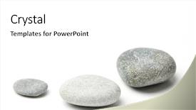  Presentation with matter - Beautiful PPT layouts featuring dark matter - three pebbles backdrop and a white colored foreground