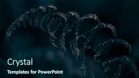  Presentation with autumn blue - PPT theme with dark-moody-faded-autumn-leaf background and a navy blue colored foreground