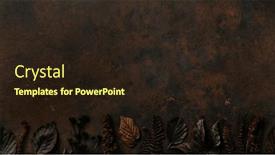  Presentation with faded - PPT layouts having dark-moody-faded-autumn-leaf and a wine colored foreground