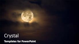  Presentation with dark night - Colorful theme enhanced with dark-night-brings-a-bright backdrop and a black colored foreground