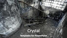  Presentation with dynamic - Cool new presentation theme with a burned out building backdrop and a dark gray colored foreground