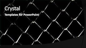  Presentation with metal - Colorful theme enhanced with light shadows - metal fence backdrop and a black colored foreground