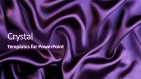  Presentation with silk - Audience pleasing slide set consisting of dark purple - beautiful trendy violet silk backdrop and a violet colored foreground