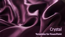  Presentation with silk - Cool new slide set with dark purple - silk backdrop and a wine colored foreground