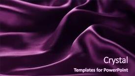  Presentation with silk - PPT theme enhanced with dark purple - silk background and a wine colored foreground