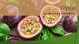  Presentation with passion - Presentation theme consisting of dark-purple-passion-fruits background and a yellow colored foreground